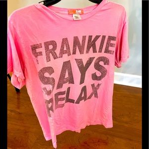 Frankie goes to Hollywood vintage 80’s hot pink T-shirt